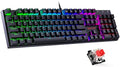 Redragon Mechanical Gaming Keyboard with Red Switches, Wired Keyboard Mechanical with RGB Backlit, Fully Progammable, Durable Aluminum Frame, Anti-Ghosting for PC Windows Mac, K565, Black by REDRAGON