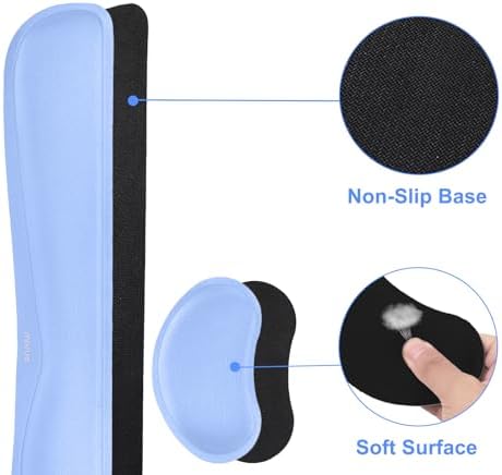MOSISO Keyboard Mouse Pad Set, Gaming Mouse Pad&Keyboard Wrist Rest - Image 6