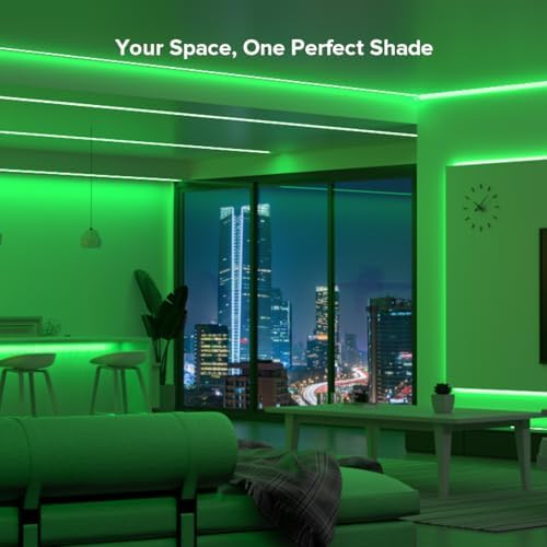 BTF-LIGHTING 5V USB COB LED Strip Lights 6.56FT Green Color for TV - Image 4