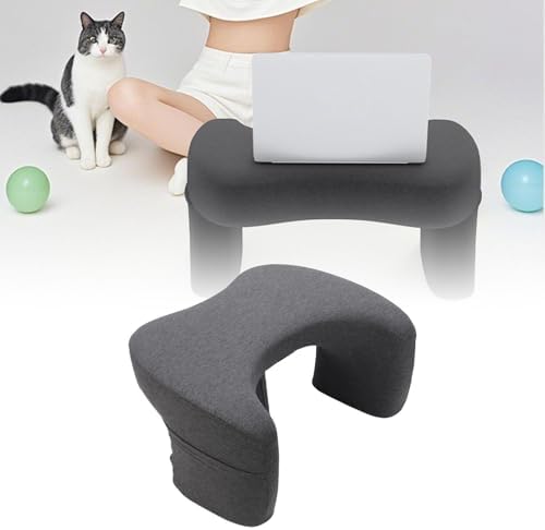 Sonew Reading Pillow Lap Desk with Base Ergonomic Portable Laptop Desk for Bed Couch Floor Support for Reading Writing Working Gaming Compact Lap Desk for Home Dorm Travel - Image 4