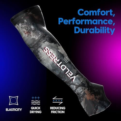 Gaming Arm Sleeve for PC Gamers - Breathable Wrist & Forearm Support, Ideal for FPS Aiming, Koi & Sakura Designs - Image 2