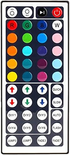 44 Key RGB LED Light Strip Remote Controller Led Light Remote Replacement for SMD 5050 2835 3528 Led Strip Lights by FUMAFI