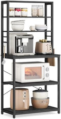 VASAGLE Coffee Bar, 23.6 Inches 6-Tier Baker's Rack with 6 Hooks by Unknown