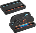 Mini Charger Dock ForNintendo Switch 2 JoyCons Gaming Controllers - -JoyCons Remote Docking Charging Station Accessories (Black) by HounyolnDirect