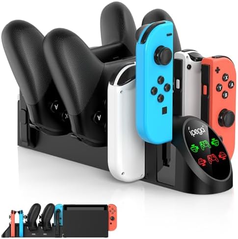 FASTSNAIL Switch Controller Charger for Nintendo Switch/OLED for JoyCons by FASTSNAIL