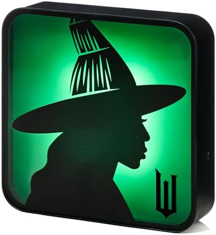 Numskull Official Wicked Acrylic Elphaba the Witch Desk Lamp Wall Light for Bedroom, Office, Home, Study, Work - for Fans of Collectible Movie Merchandise - Image 2