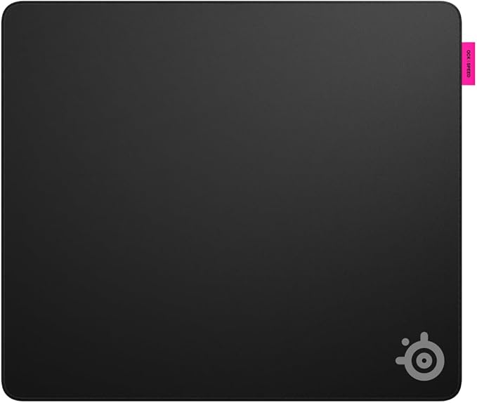 SteelSeries QcK L Performance Speed Gaming Mousepad — Extra Density for a Smooth Glide — Low-Profile Edge Stitching — Non-Slip Neoprene Rubber Base — 16.54 x 19.29 inch — FPS, MOBAs, RTS, MMO by Unknown
