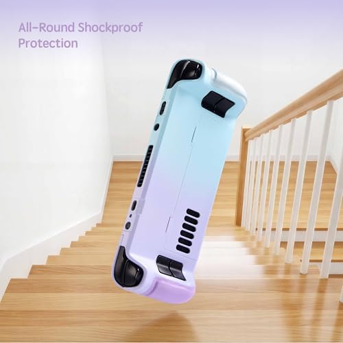 UYIYE Kickstand Case for Steam Deck OLED & LCD - Blue Purple Gradient Cover - Image 6