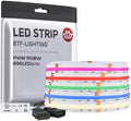 BTF-LIGHTING FCOB COB LED Strip Light,UL Listed RGBW 4000K 896LED/m High Density LED Tape Light,16.4FT DC24V 12mm Width Color Changing Light for Bedroom Home Indoor DIY Decor(No Adapter or Controller) by BTF-LIGHTING