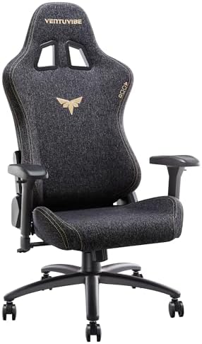 Gaming Chair 4D Adjustable Armrests - 170° Reclining & 320lb Capacity, High Back Ergonomic Computer Chair with Lumbar Support, Headrest & Lumbar Pillow by Ventuvibe