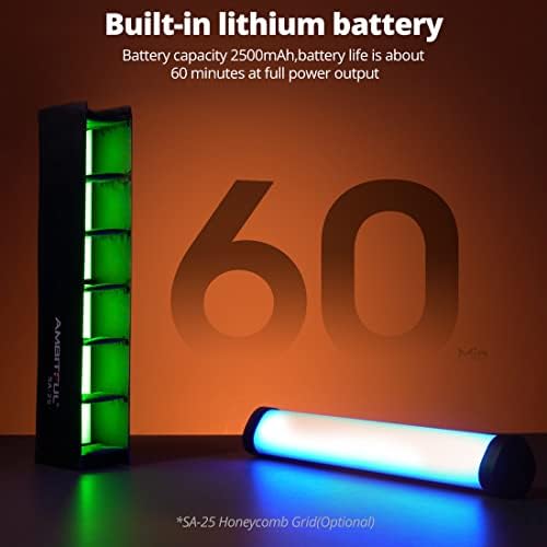 AMBITFUL 2 Pack A2 RGB Tube Light for Photography Video Full-Color - Image 6
