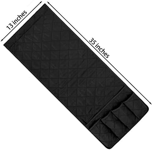 MDSTOP 5 Pockets Remote Control Holder, Magazine Rack, Space Saver Organizer, Draped Over Sofa, Couch, Recliner Armrest - Image 3