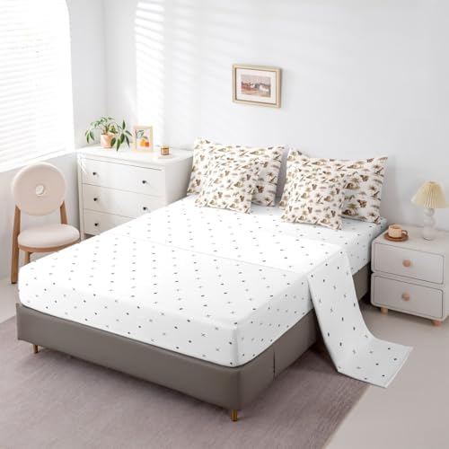 Feelyou Jungle Animals Comforter Set with Sheets 7 Piece Full Size Elephant - Image 4