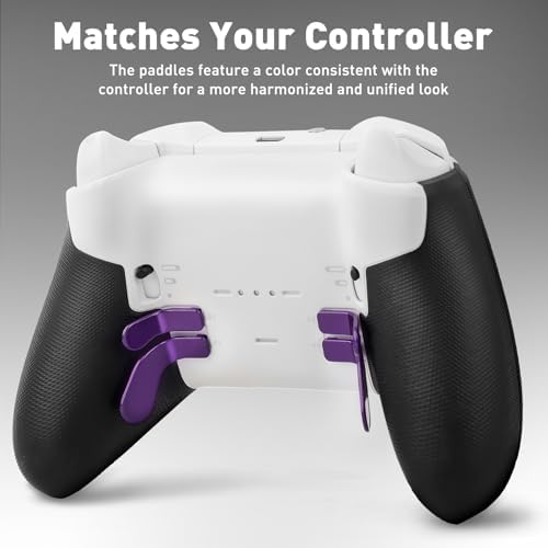 Complete Component Pack for Xbox Elite Controller Series 2 - Accessories Includes 1 Controller Carrying Case, 1 Charging Dock, 4 Thumbsticks, 4 Paddles, 1 Adjustment Tool and 1 Charging Cable(Purple) - Image 5