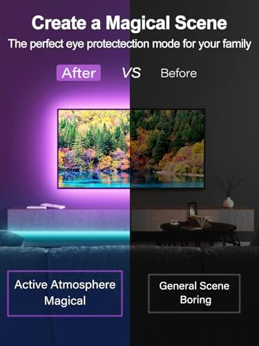 Ledagic 20FT USB RGB Led Lights for TV 32-80 Inch with Remote & App Control - Image 4