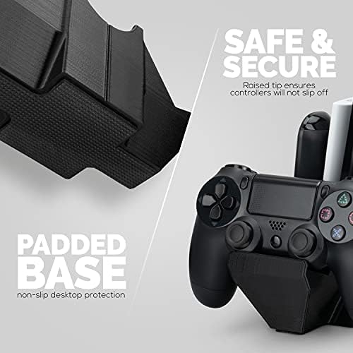 BRAINWAVZ Dual Game Controller & Storage Desktop Holder, Universal Design for Xbox ONE PS5 PS4 PC Gamepads, Reduce Clutter, UGDS-01 - Image 4