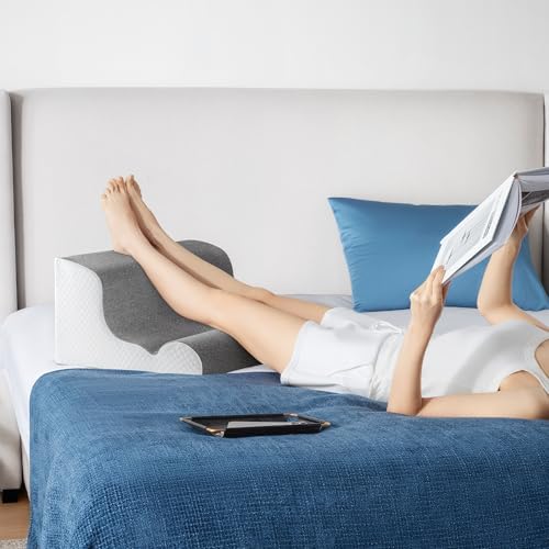 Zerora Reading Pillow for Sitting Up in Bed Rest, Lumbar Neck Support Pillow with Back Support, Home Bedroom Sofa Dorm Essentials for Sleeping Reading Gaming Foot Rest Floor Chair Cushion (Grey) - Image 5