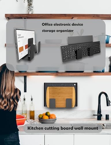 Universal Wall Mount for Laptop/Keyboard/Tablet, Black - Image 6