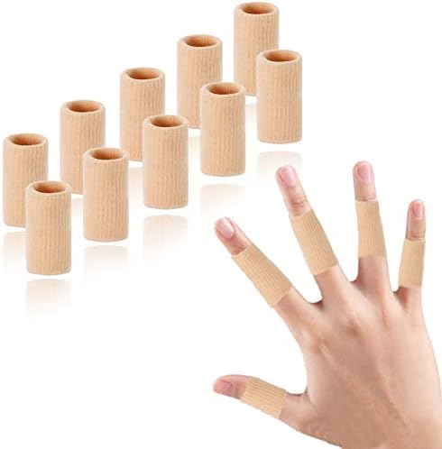 Finger Compression Sleeves, 10 Pcs by EDNYZAKRN