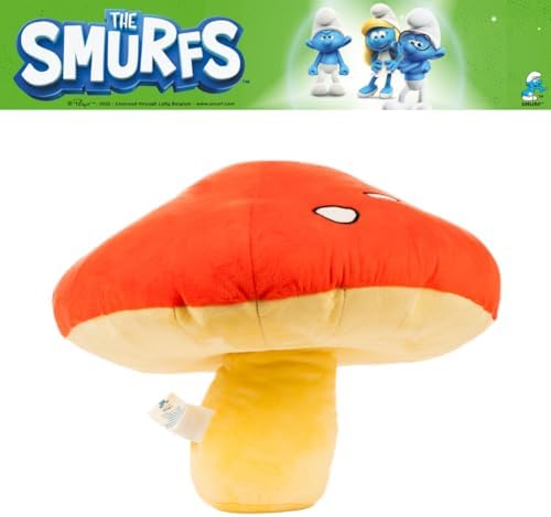 Franco Collectibles The Smurfs Mushroom Shroom Bedding Super Soft Cozy Decorative Cuddle Pillow, (Officially Licensed Product) - Image 5