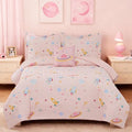 Full Size Bedding Sets for Girls - 4 Pieces Space Full Comforter Sets by KaleidoSpaceHomeCollection