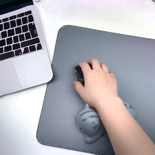 Cute Wrist Rest Mouse Pad Wrist Support, Cat Keyboard Wrist Rest, Soft Foam Wrist Rest for Computer Keyboard Carpal Tunnel Ergonomic Mouse Pad - Image 6