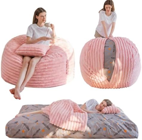 MAXYOYO Bean Bag Chair, Giant Bean Bag Chair for Adults with Pillow by MAXYOYO