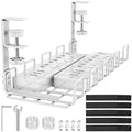 Under Desk Cable Management Tray No Drill Steel 15.7" by REFLYING