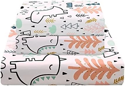 JSD Cute Unicorn Kids Full Sheet Set 4 Piece by JSD