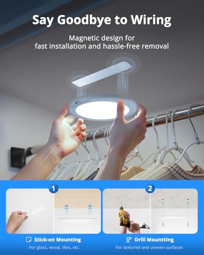 Combuh Rechargeable RGB Ambient Shower Light for Inside Shower Waterproof - Image 6