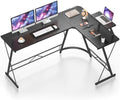 Mr IRONSTONE 63" L Shaped Computer Desk, Corner Desk, Home Office Desk, Gaming Writing Workstation with Large Monitor Stand, Easy to Assemble, Black by MrIRONSTONE