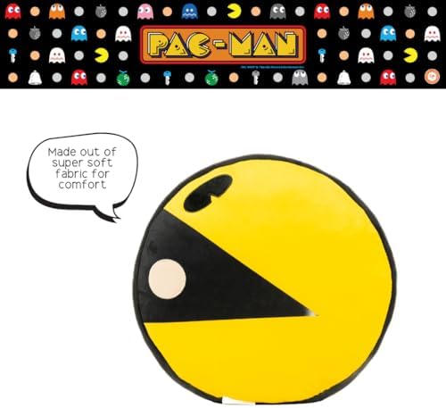 PAC-Man Bedding Super Soft Plush Decorative Throw Pillow, 14 in, (Officially Licensed Product) by Franco Collectibles - Image 5