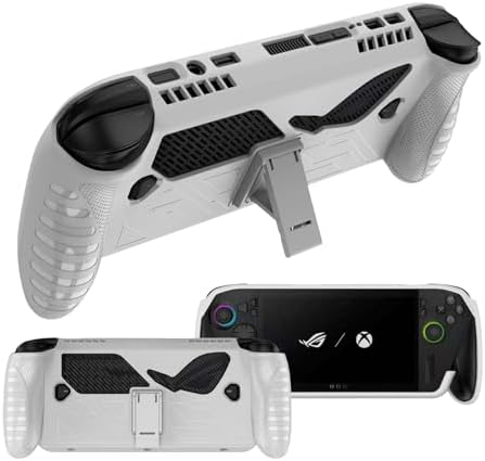 Case for ASUS ROG Xbox Ally X(2025),NOUKAJU Game Console Case,Anti-Drop, Anti-Scratch,Shockproof,Silicone Protective Cover for ASUS ROG Xbox Ally Handheld Video Game Console(White) by Unknown
