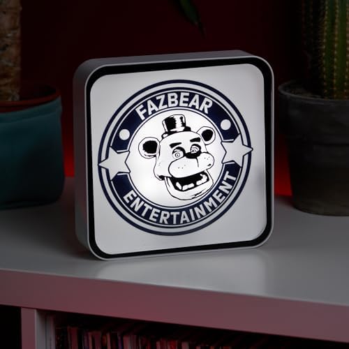 Numskull Official Five Nights at Freddy's Desk Lamp Wall Light for Bedroom, Office, Home, Study, Work - Perspex Material - Official FNAF Merchandise - Image 6