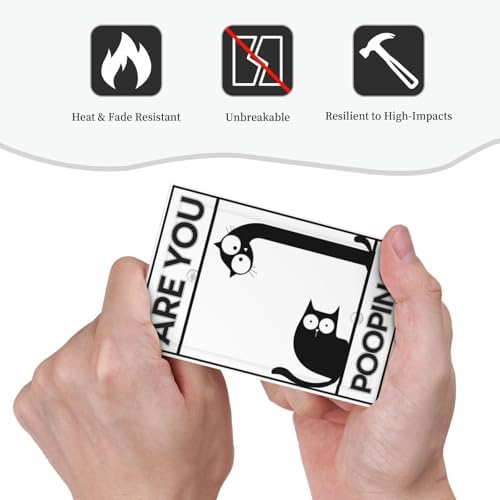 Decorative Light Switch Cover Plate Funny Bathroom Art with Are You Pooping Sign 1 Gang No Device Single Blank Outlet Covers Wall Plate Switchplate Covers Dimmer Faceplate Farmhouse - Image 6