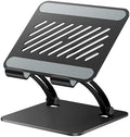 tounee Tablet Holder Stand, Dual Rod Adjustable Aluminum Desktop Stand, Compatible with 4.7-16.9" iPads, Surface Tablets, Portable Monitor, Kindle and More (Black) by tounee