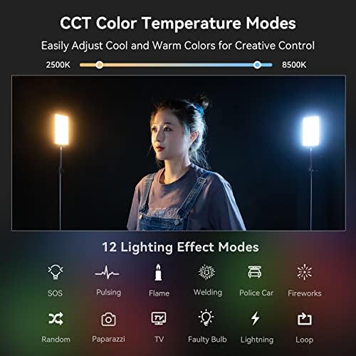 SmallRig RM120 RGB LED Video Light Panel, 7W Portable Metal Camera Light - Image 6