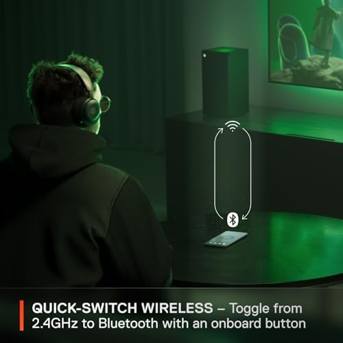 SteelSeries Arctis Nova 5X Wireless Multi-System Gaming Headset — Neodymium Magnetic Drivers — 100+ Audio Presets — 60 HR Battery — 2.4GHz or BT — ClearCast Gen2.X Mic — Xbox, PC, PS, Switch, Mobile - Image 4