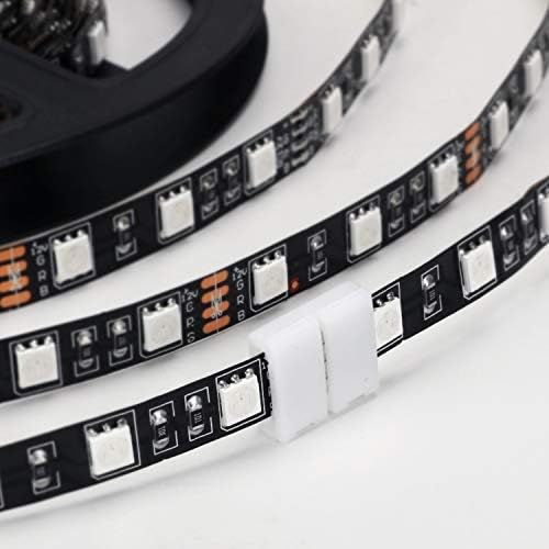 10Packs 4-Pin RGB LED Light Strip Connectors 10mm Unwired Gapless Solderless Adapter Terminal Extension (Pack of 2) - Image 6