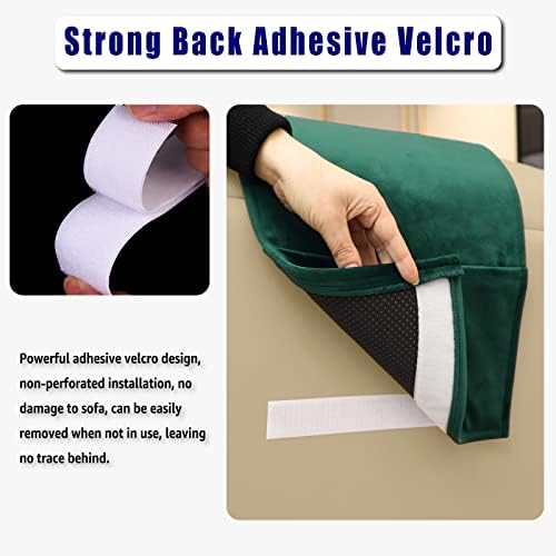 Non-Slip Head Pillow for Recliners - Neck Support Cushion with Velvet Cover for Pain Relief at Home, Office and Travel (Green) - Image 3
