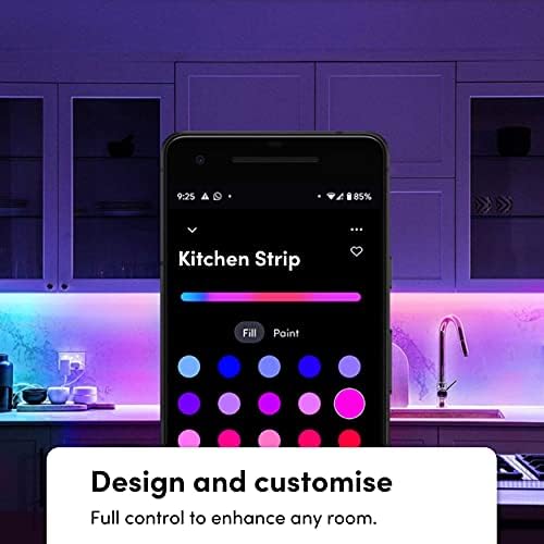 LIFX Supercolor Smart LED Strip Lights 6.6ft (80 inch Kit), Color Changing Multizone RGB + Tunable White, 16 Color Zones, Apple HomeKit, Alexa & Google Home, Music Sync, Dimmable - Image 3