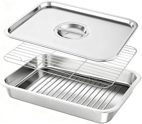 Grill Prep Tray with Lid 3-Piece Grill Carry System by QURAS
