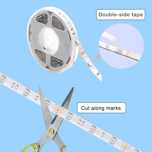 phopollo 400FT LED Strip Lights RGB Color Changing for Bedroom - Image 5
