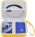 Elonbo Carrying Case for G350/ RG35XX Pro/ RG40XXV/ RG406V/ RG405V Retro Handheld Game Console, GiipGoop/ Voacle/ Anbernic Video Gaming Console Travel Storage Bag, Linux System Games Holder, Yellow by Elonbo