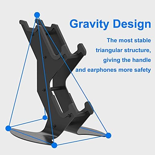 NBCP Controller Holder, Game Controller Rack Headset Stand for Xbox Series X S/Xbox one / PS5 / PS4 / NS/PC/Headset, Aluminum Metal Mount Universal Organizer for Video Game Accessories - Image 4
