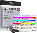 BTF-LIGHTING 16.4FT WS2811 Dual IC Chasing RGBCCT DC24V COB LED Strip Light by BTF-LIGHTING