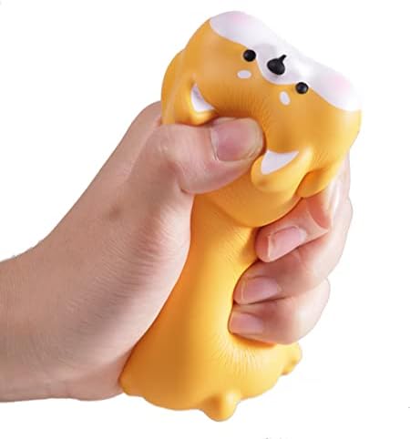 Cityhermit Cute Wrist Rest Support for Mouse Computer Arm Rest for Desk Ergonomic Kawaii Office Supplies Slow Rising PU Mouse Pad (Yellow Shiba Inu-2pcs) - Image 3