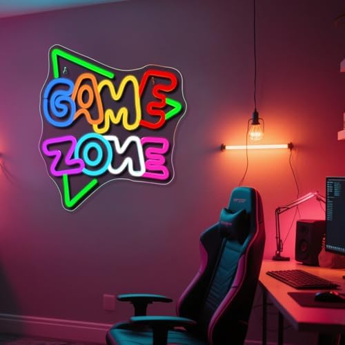 Green Game Zone Neon Sign for Boys Video Gamer Room Neon Light - Image 2