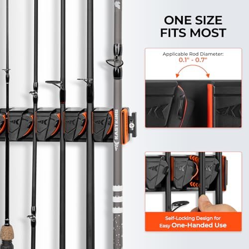 KastKing GravityLock V8 & V9 Fishing Rod Holder, Holds 17 Fishing Rods - Image 3