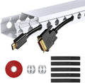 ENONCI Cable Raceway Kit 154in Under Desk Wire Cover Organizer 10-Pack by ENONCI